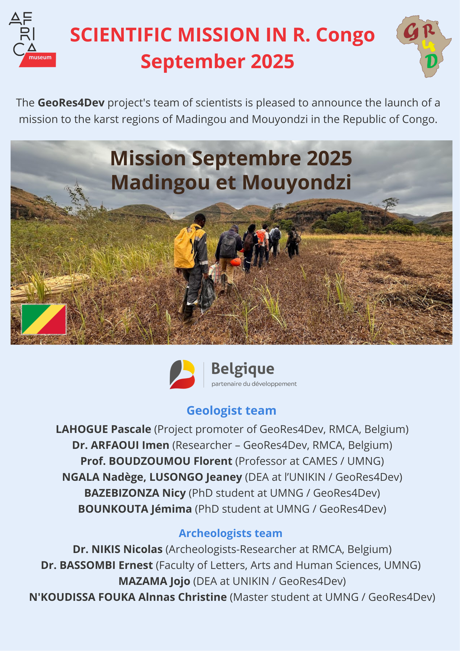 Affiche mission